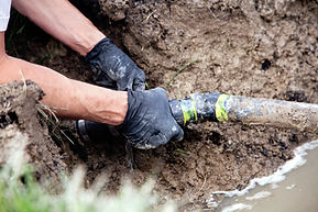 Man holding pipe